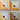 Set of Four Log Cabin Quilt Squares - Bundle 70F