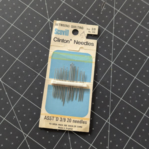 Vintage Scovill Clinton Betweens Quilting Needles Size 3/9