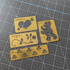 Your Valentine Embossing Stencils