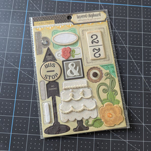 Crate Paper Portrait Layered Chipboard Accents