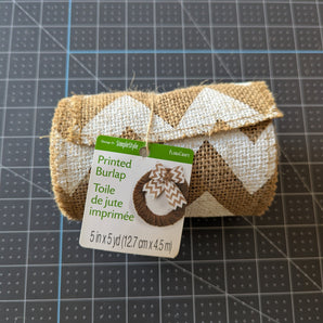 Printed Burlap Toile from FloraCraft