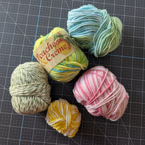 Bundle of Ombre & Multi Color Yarns