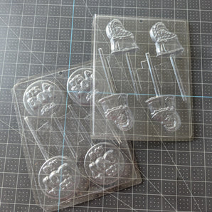 Set of 2 Candy Making Molds: It's a Boy & Baby Bassinet