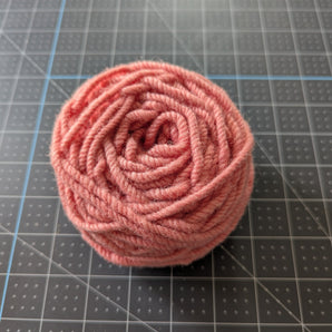 100% New Zealand Wool Macrame & Weaving Yarn - Bubblegum - 4oz Cake