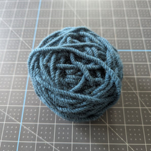 100% New Zealand Wool Macrame & Weaving Yarn - Denim - 4oz Cake