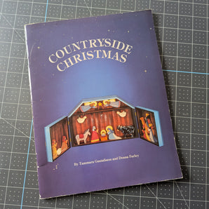 Countryside Christmas - Wood Painting by Tammara Gustafsson and Donna Farley
