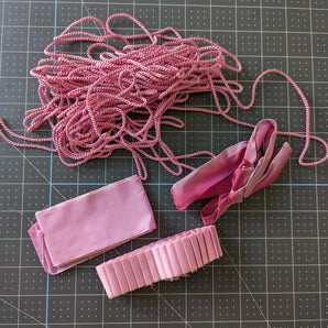Bright Purple Vintage Craft Ribbons Bundle