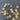 Patinaed Coin Chain Fringe or Trim - Approx 48in Loop
