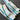 Sweatshirt Sleeve Cuff with Teal Ringer - Set of Two Cut Pieces