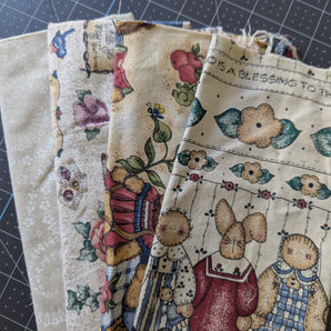 Country Critters - Fabric Remnants Bundle