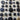 Set of Vintage Plastic Navy Shank Buttons - Mixed Sizes
