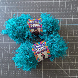 Bernat Disco Yarn in Aqua Velvet