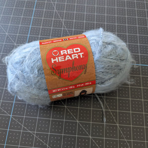 Red Heart Symphony Yarn in Ice Blue