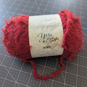 Yarn Bee Airy Yarn in Red