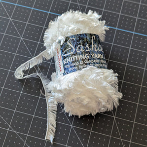 Sashay Knitting Yarn - White