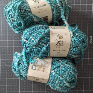 Yarn Bee Fleece Lite Yarn - Teals