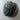 Unlabled Rainbow Boucle Yarn - Black Multi