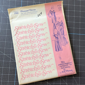 Stretch & Sew Pattern #1580 - Peasant Dress (1977) - Exclusively for Knit Fabrics by Ann Person
