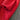 Red Poly Rayon (?) Slub - .66yd, 56in Width