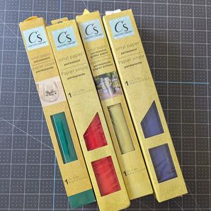 Crafter's Square Vinyl Paper Bundle of Four