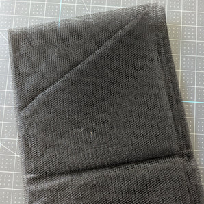 Black Polyester Net - Approx 2sq Yards