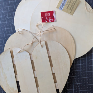 Hearts & Circles Hanging Woodcraft Signs Bundle