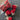 Fabric Roses - Burlap Red Wire-Stem Roses