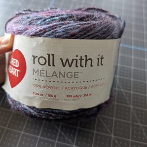 Red Heart Roll With It Melange Yarn - Autograph