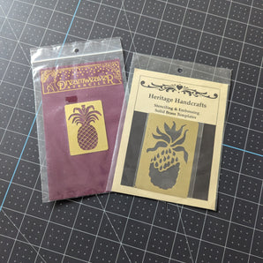 Pineapple Embossing Stencil Set C