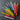 Misc Unbranded Rubber Handled Crochet Hooks Bundle