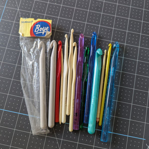 Misc Plastic Crochet Hooks in Various Sizes