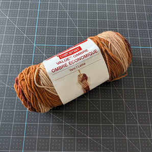 Craftsmart Ombre Yarn- Taupe Ombre