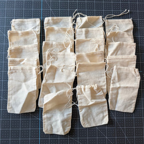 Set of 22 Small Gift or Jewelry Pouches