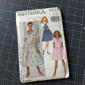 Butterick Misses Dress Pattern #5910