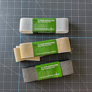 Metallic Waistband Elastic Set - 1 3/4in