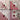 Set of Four Log Cabin Quilt Squares - Bundle 70C