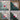 Set of Four Log Cabin Quilt Squares - Bundle 70E