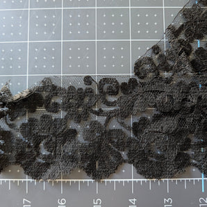 Vintage Black Lace - 1.5yds