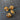 Gold Metalized Plastic Star Badge Shank Buttons - Two Sizes