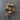 Gold Metalized Plastic Sunset Shank Buttons - 1in