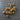 Gold Ornate Metalized Plastic Shank Buttons - Two Sizes