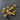 Gold Face Metalized Plastic Shank Buttons - Two Sizes