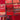 Bundle of 50, 4-inch Quilt Squares - Reds