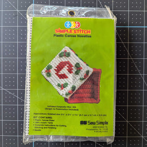 Simple Stitch Plastic Canvas Initialed Keepsake Box by Sew Simple (1983)