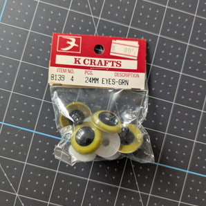 K-Crafts Eyes, 24mm - Green