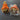 Scarecrow Heads with Orange Hats - Sold Separately