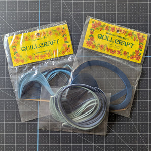 Blue Paper Quilling Strips - Quill Craft by American Handicrafts