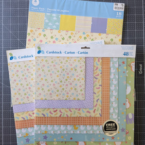 Cute Shapes and Patterns Paper Bundle